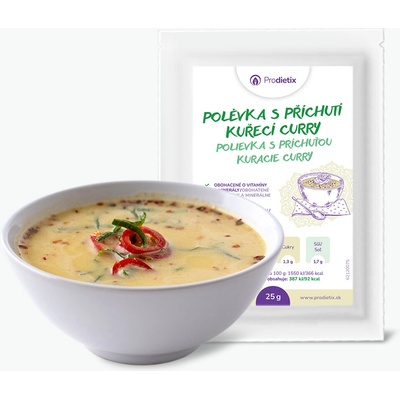 Polievka s príchuťou kuracie curry