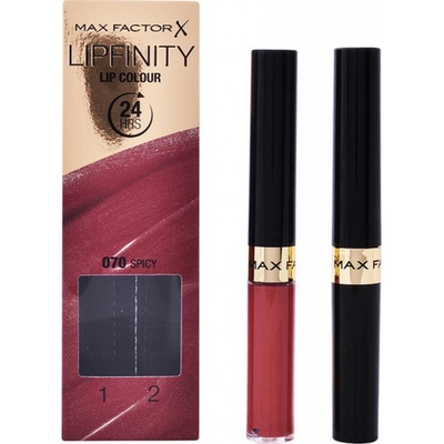 Max Factor Lipfinity Lip Colour Dlouhotrvající rtěnka 70 Spicey 4,2 g