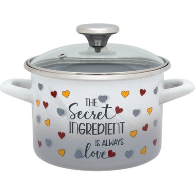 Metalac LOVE Hrnec se skl. poklicí 16 cm 1,9 l
