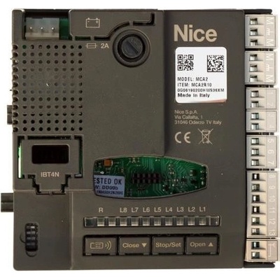 Nice MCA2 R10 - riadiaca jednotka pre 24V pohony bez enkodéra, pre krídlové brány MCA2R10