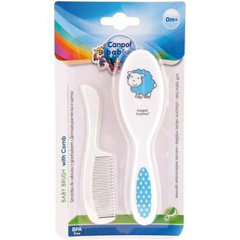 Image 1 of Canpol Комплект за коса с изкуствен косъм Canpol - Newborn baby (2/417_blu)