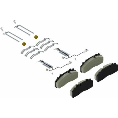 Sada brzdových platničiek kotúčovej brzdy WABCO 12999791