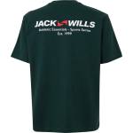 Jack Wills Тениска Jack Wills Men's JW Lock Up Regular Fit T-Shirt - Evergreen