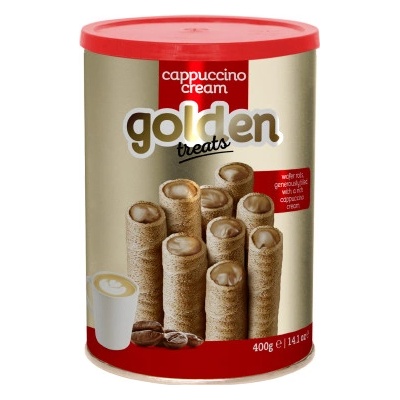 Golden Break Trubičky plněné cappuccino krémem 400 g