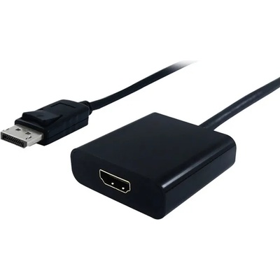 Roline Преходник Roline S3203-10, DisplayPort(м) към HDMI(ж), черен (S3203-10)