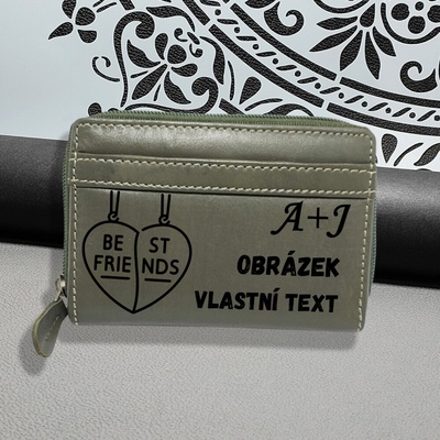 Dámské kožené peněženky s gravírováním na míru