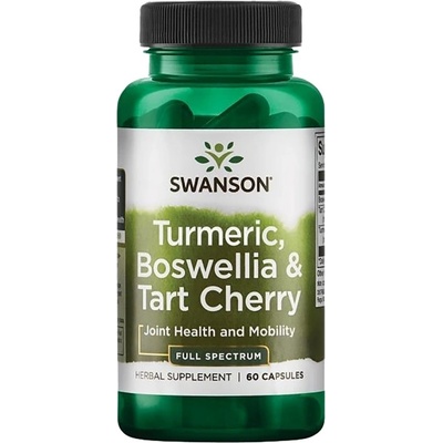 Swanson Full Spectrum Turmeric, Boswellia & Tart Cherry [60 капсули]