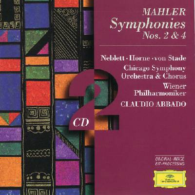 Mahler - Symphonies Nos.2 & 4 Abbado 2 CD