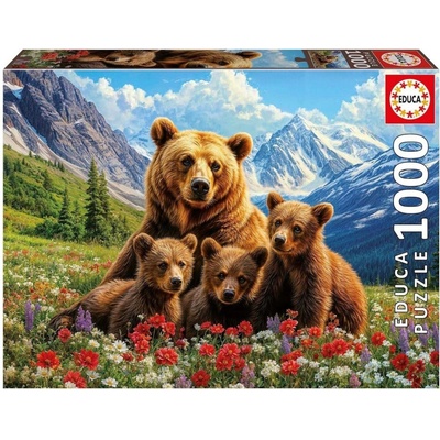 EDUCA Medvědi Grizzly 1000 dílků