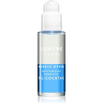 Lumene Nordic Hydra [LÄHDE] Moisturizing Prebiotic Oil-Cocktail двуфазен серум за дехидратирана суха кожа 30ml