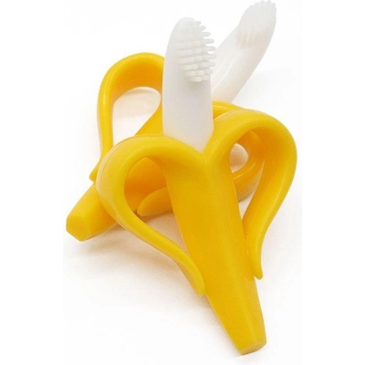 Babyhome Четка за зъби и Чесалка за венци "Банан