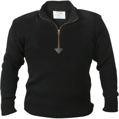 Rothco svetr acrylic commando 1/4 zip černý – Zboží Dáma