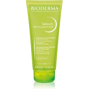 BIODERMA Sébium Gel Moussant Actif дълбоко почистващ гел за мазна и проблемна кожа 200ml