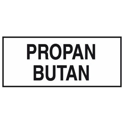 Doplňkový text - PROPAN BUTAN, Plast A4