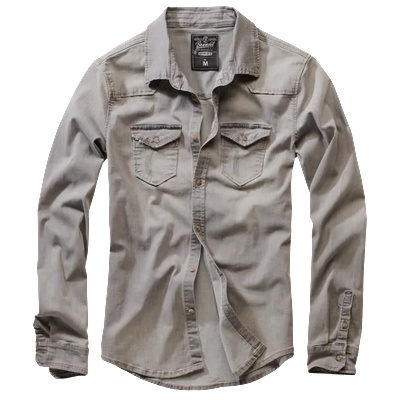 Brandit Riley Denim риза, сива (4020.169)