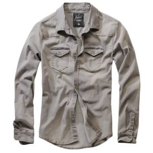 Brandit Riley Denim риза, сива (4020.169)
