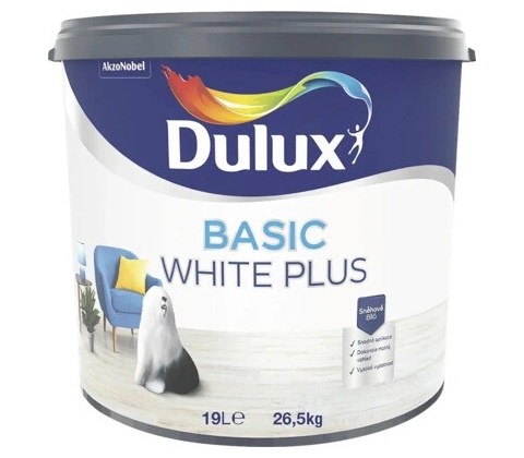 Dulux Basic White Plus 19l