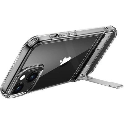 ESR Boost Kickstand Case - хибриден кейс с висока степен на защита за iPhone 15 (прозрачен)
