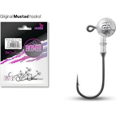 Delphin jigová hlava s límečkem BOMB! vel.8 20g