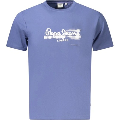 Pepe Jeans Мъжка тениска с къс ръкав pepe jeans, Размер 2xl, Цвят Синьо (pm5010292seasonallogofantasy3_bl576)
