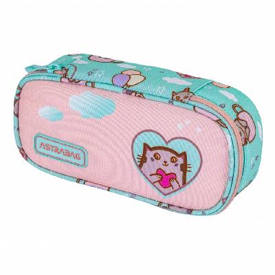 Единичен несесер, Astra, Без аксесоари ASTRABAG Котета, АС16, 20 х 14 х 3, 5см