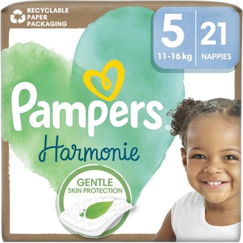 Pampers Harmonie Size 5 еднократни пелени 11-16 kg 21 бр