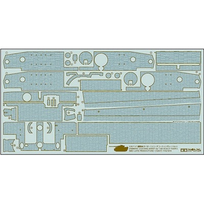 Tamiya Tiger I Mid-Late Zimmerit Sheet