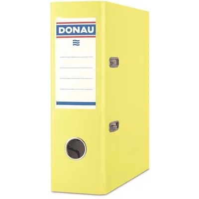 DONAU Органайзер за документи, 75 мм, A5, PP/картон, DONAU "Master", лимоненожълт 3905001PL-11 (3905001PL-11)