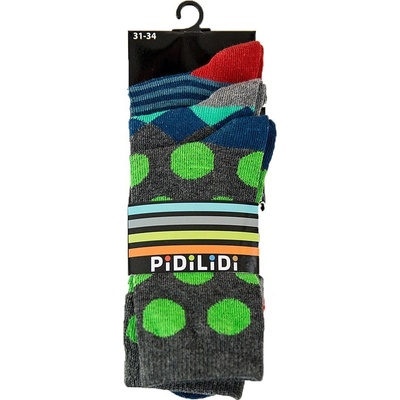 Pidilidi ponožky chlapecké 3pack PD0129 Kluk