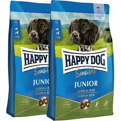 Happy Dog Sensible Junior Lamm 2 x 10 kg
