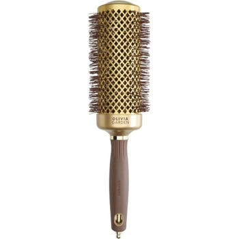 Olivia Garden Expert Blowout Speed Wavy Bristles Brush Gold and Brown 55 mm