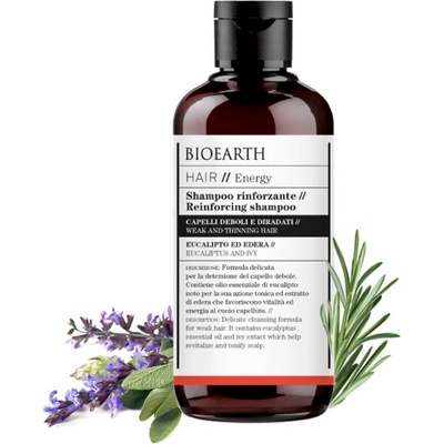BIOEARTH HAIR ENERGY Posilující šampon pro slabé a lámavé vlasy 250 ml