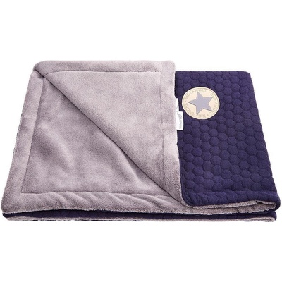 Little Angel Deka dvojitá bublinky Mazlík Outlast Tm.modrá sivá