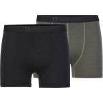 Heber Peak Мъжко мериносово термобельо Heber Peak MerinoMix165 PineconeHe. Boxer 2-Pack Merino base layer - Black / Olive Nights (015-2303-0211)
