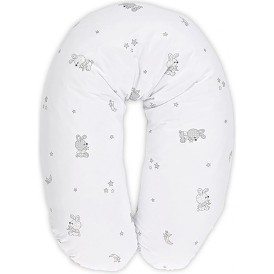 Lorelli ВЪЗГЛАВНИЦА ЗА КЪРМЕНЕ РАНФОРС little rabbits СИВО (20810066601)