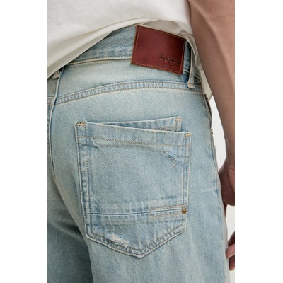 Pepe Jeans Дънков къс панталон от памук Pepe Jeans BERMUDA SHORT TINT (PM801171)