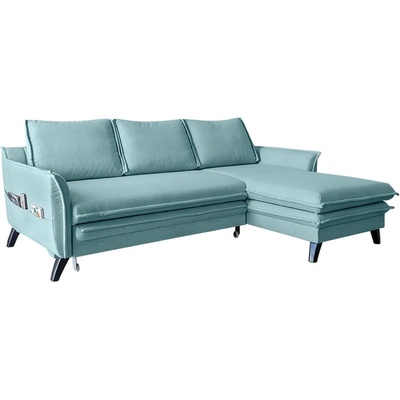 Miuform Светлосин ъгъл на разтегателен диван, десен ъгъл Charming Charlie - Miuform (Charming Charlie 2QL-LCBKR lin11)