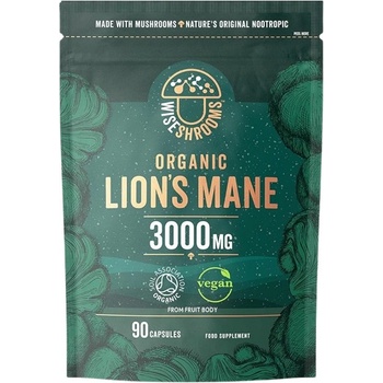 Wiseshrooms Lion's Mane 3000 mg [90 капсули]