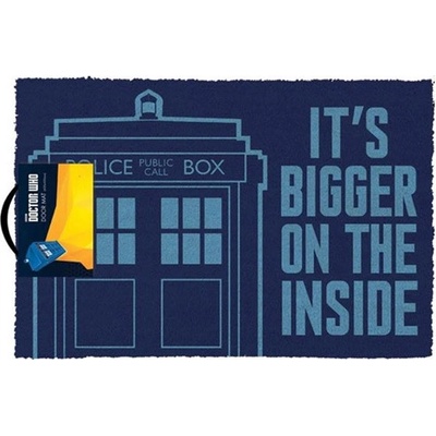 CurePink Doctor Who: Tardis 60 x 40 cm modrá [GP85065]