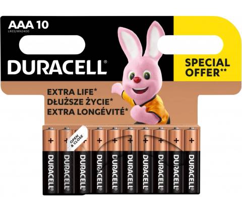 Duracell Basic AAA 10 ks 42328