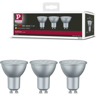 Paulmann 28430 LED En.trieda 2021 G A G GU10 6.5 W teplá biela