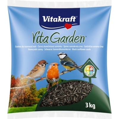 Vitakraft Vita Garden Slnečnica čierna 3 kg