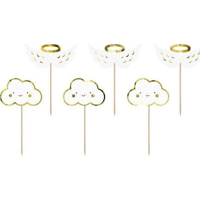 dekora PartyDeco zapichovacíce na muffiny Obláčky a křídla KPM28 dortis