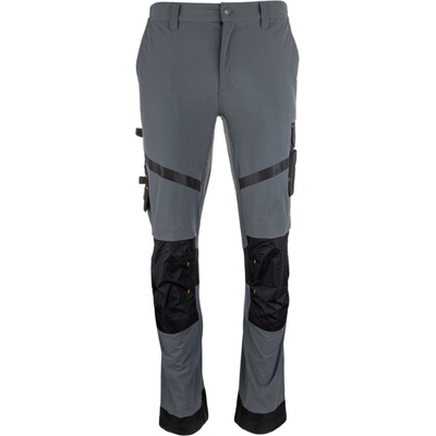 Bennon ARGON TROUSERS GREY/BLACK Strečové kalhoty do pasu šedá/černá