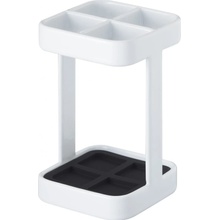 Stojan na kefky Yamazaki Tower Slim, biely