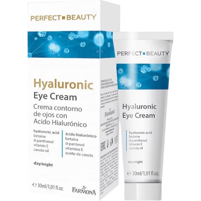 Farmona perfect beauty околоочн крем, 30мл, Хиалуронов, Против бръчки и тъмни кръгове