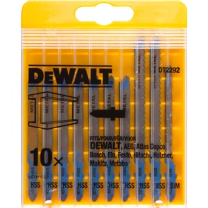 DEWALT Комплект ножове за метални триони DeWALT / T118A, T118C, T118EOF, T118B, T127D / (10 бр. ) DT2292 (DT2292)