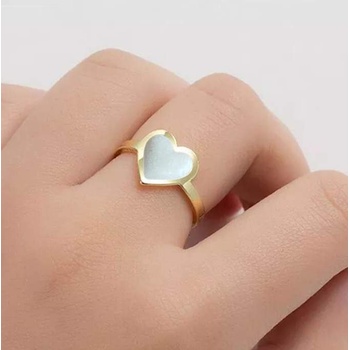 Meganflo Пръстен - сърце с кърма