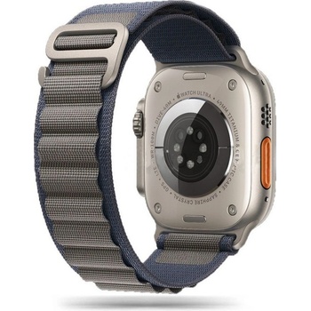 Tech-Protect Текстилна каишка за Apple Watch 6/7/8/9/10/SE/Ultra (44/45/46/49 mm) от Tech-Protect Nylon Pro - Navy / Grey (5906302302314)