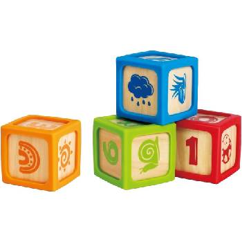 HaPe International Образователни кубчета Hape International - Smart Start, 4 броя (H0132)